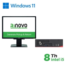  Marca non in elenco BUNDLE PC D738 SFF INTEL CORE I5-8GEN. + MONITOR FUJITSU 22" B22W